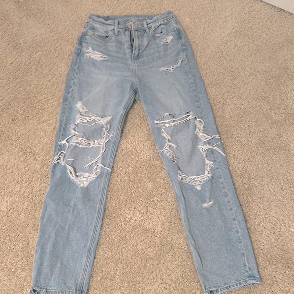 American Eagle jeans,highest rise 90s boyfriend jeans.